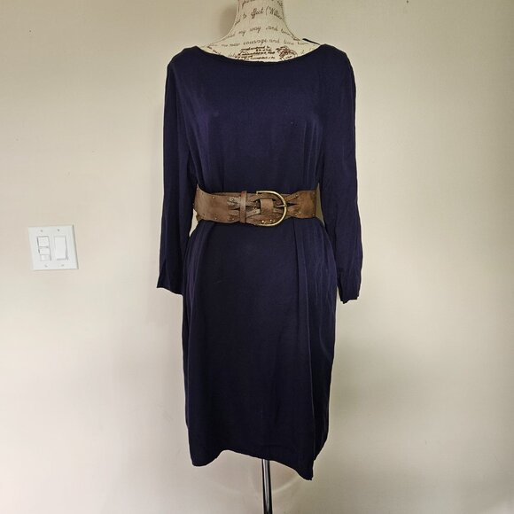 Navy Tunic/Sheath Dress - Picture 4 of 12